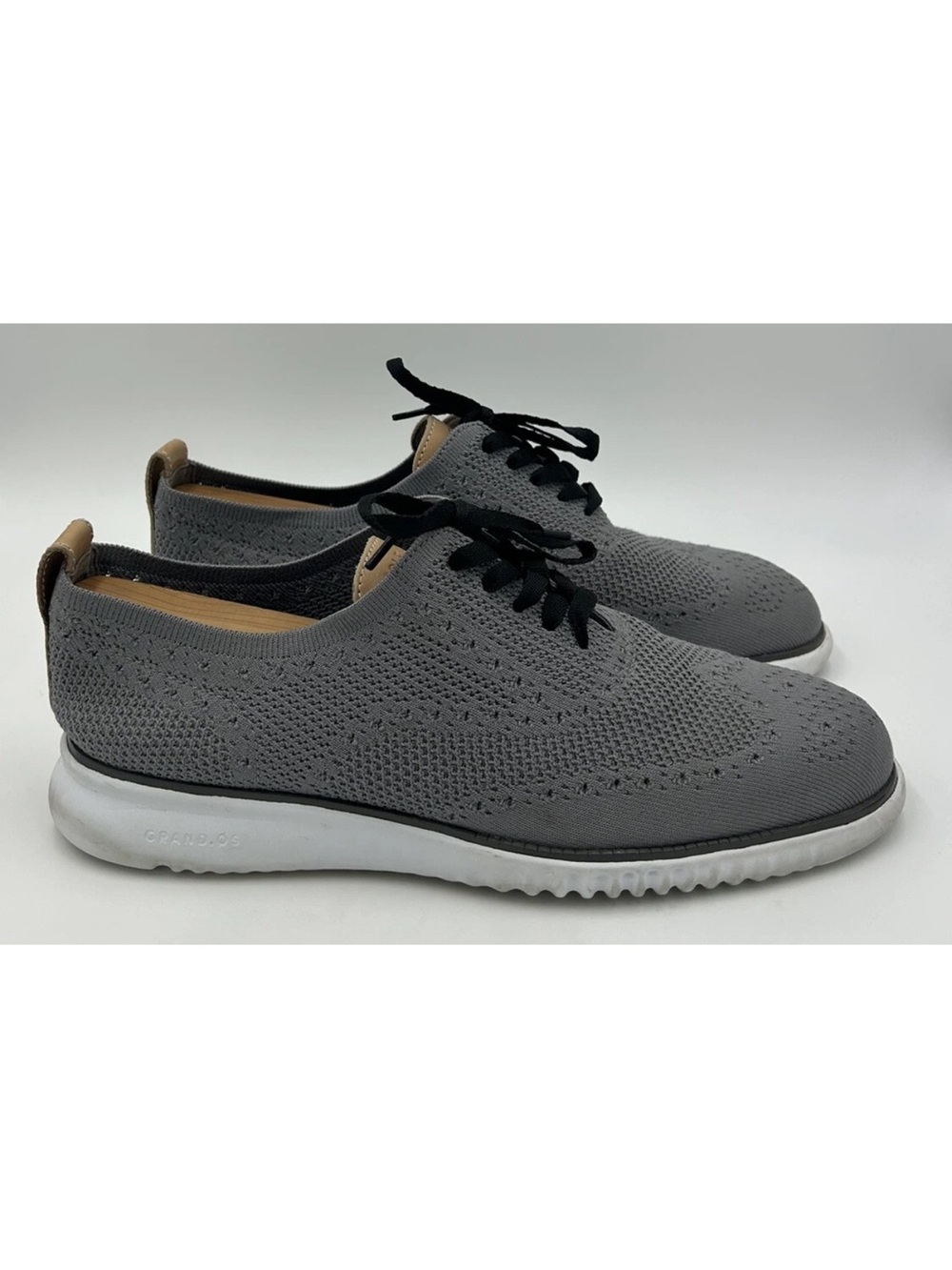 Cole Haan Stitchlite Oxford Shoes Mens Size 10 M Ironstone Grey Lace Up C27947